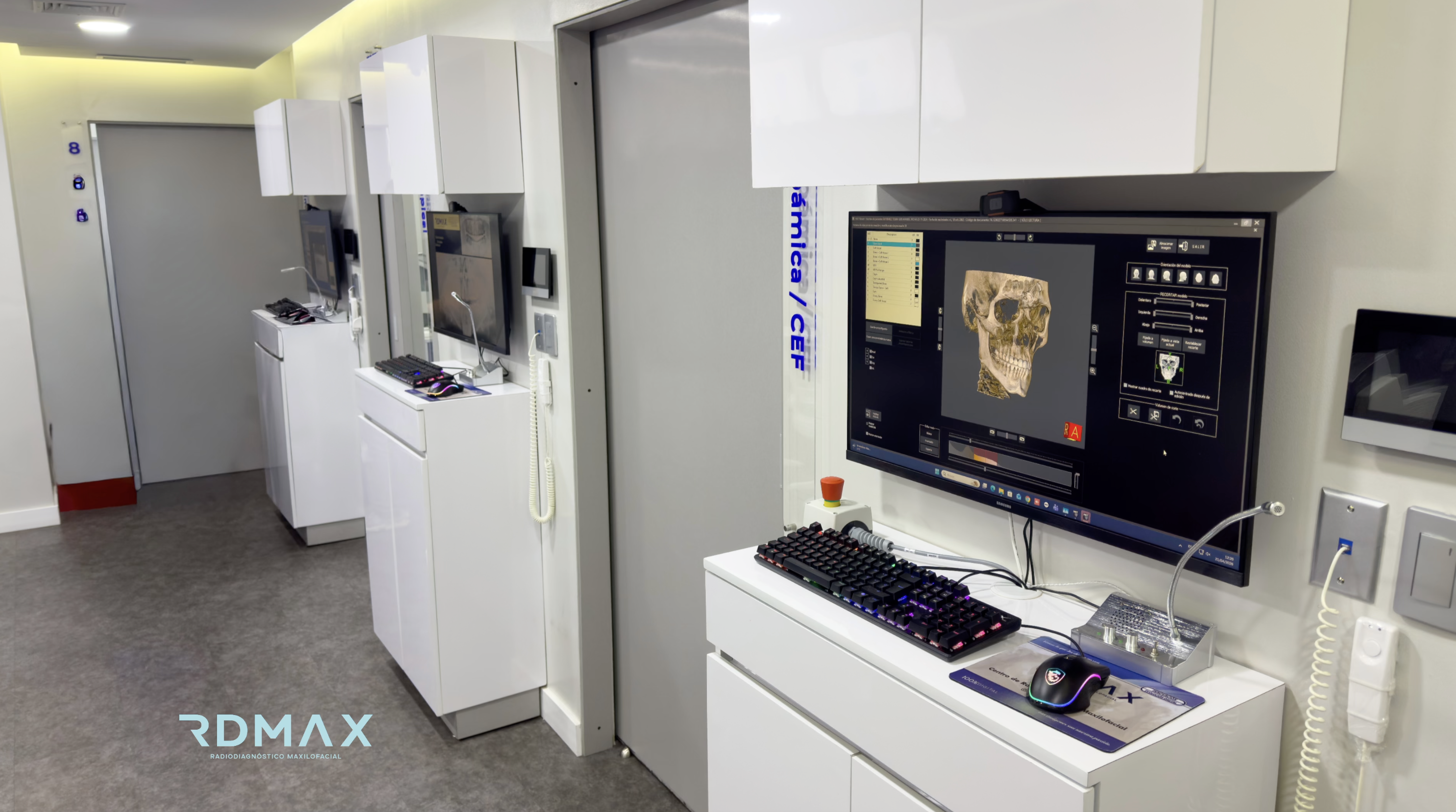 Estación de trabajo CBCT — Centro RDMAX